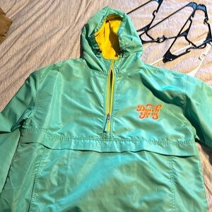 Dutch Bros rain hoodie/windbreaker